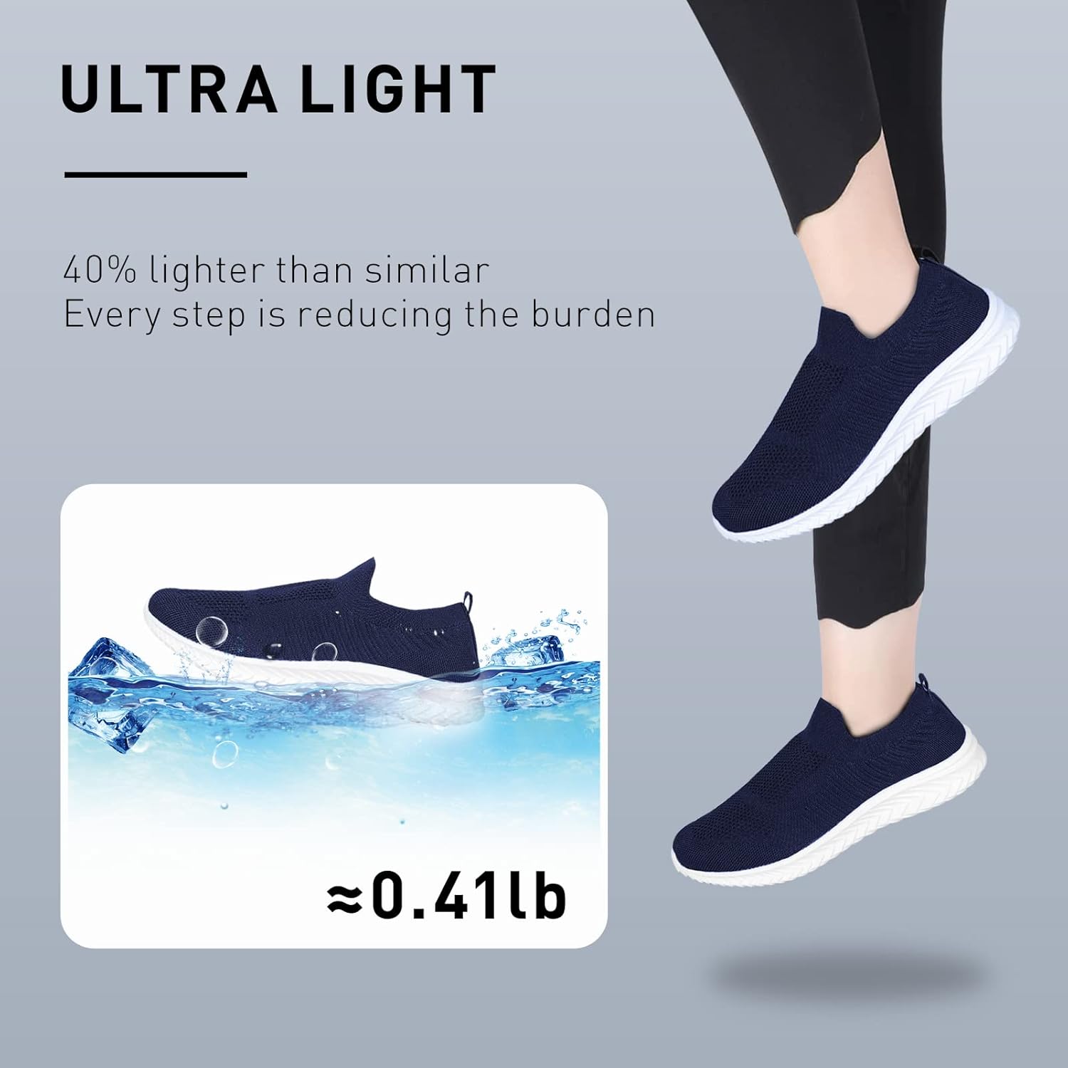 JIAFO Tênis de caminhada atlético, feminino, sem cadarço, sem cadarço, respirável, leve, sem cadarço em promoção! Veja a oferta e mais achadinhos de Tênis 4 Hoje é o melhor dia para comprar JIAFO Tênis de caminhada atlético, feminino, sem cadarço, sem cadarço, respirável, leve, sem cadarço com aquele preço maroto! Promoção! Aproveite a oferta! 4