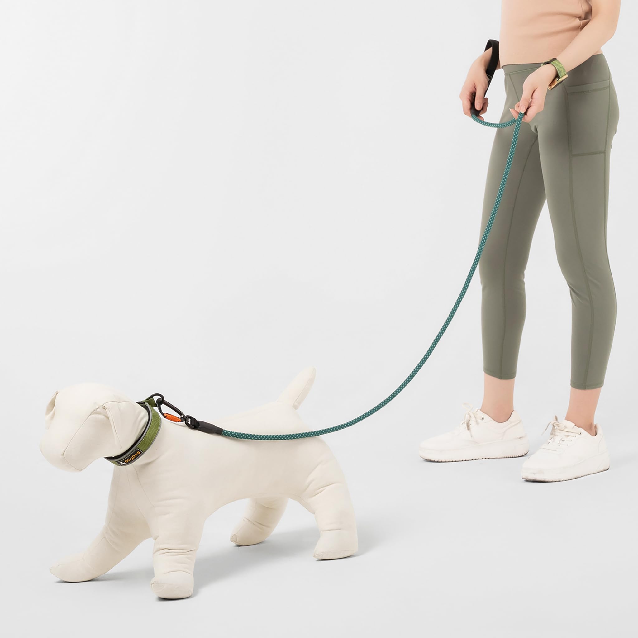 Amazon.co.jp: OllyDog マウンテンリーシュ 高耐久ロープ 犬用リード