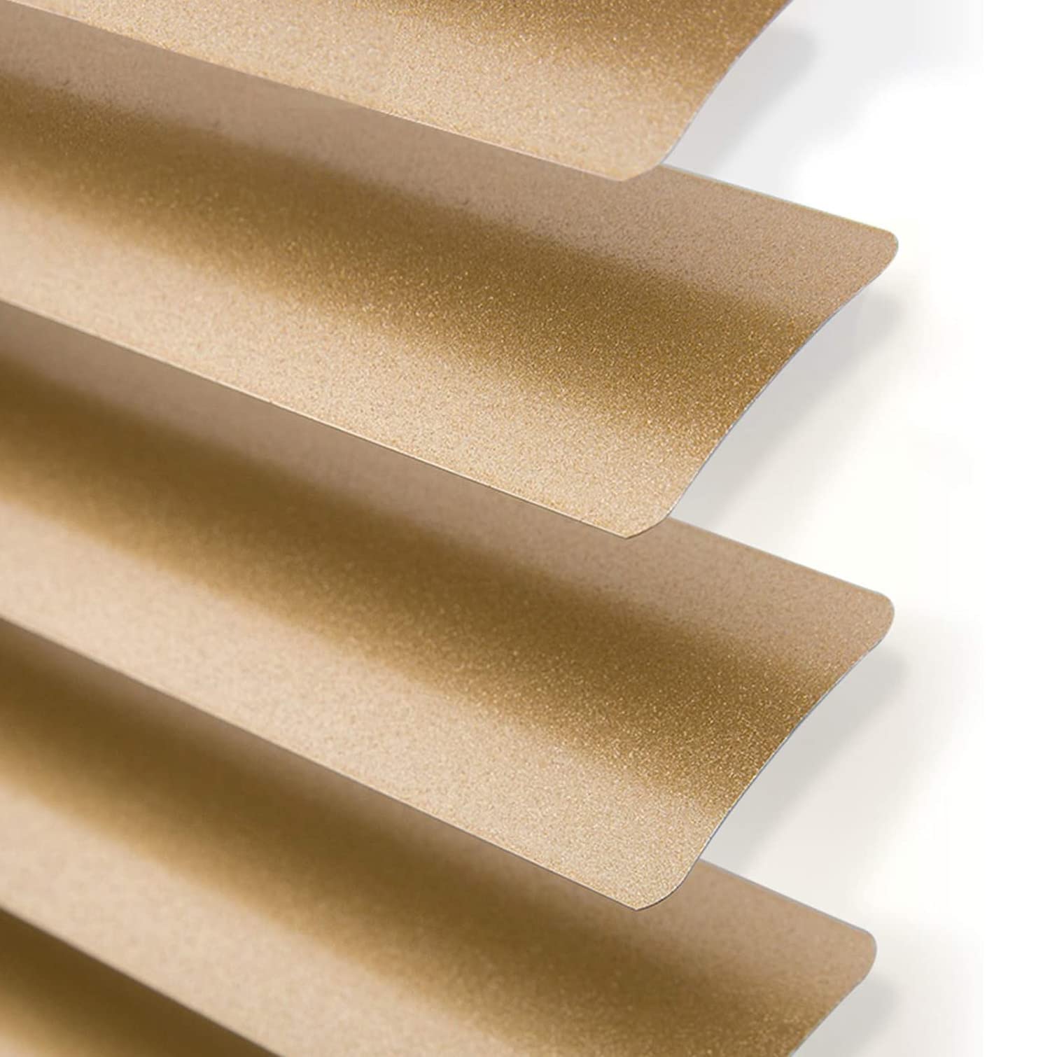 Aluminium Gold Home Office Venetian Window Blinds,Internal Aluminium Venetian Blinds Sun Shade,Light and Glare Protection,25mm Metal Slats Blackout Curtain,with Fixings,Custom (W120xH120cm(47x47in))