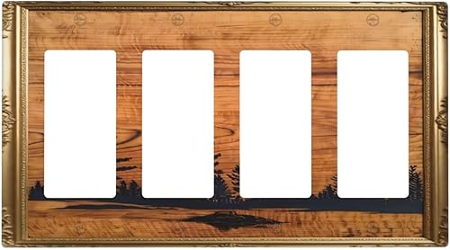 Vista 47 de Decorativo Arte Interruptor de Luz Cubiertas de Pintura al óleo Estilo Flores Placa de Pared de Interruptor de Interruptor Decorativo Placa