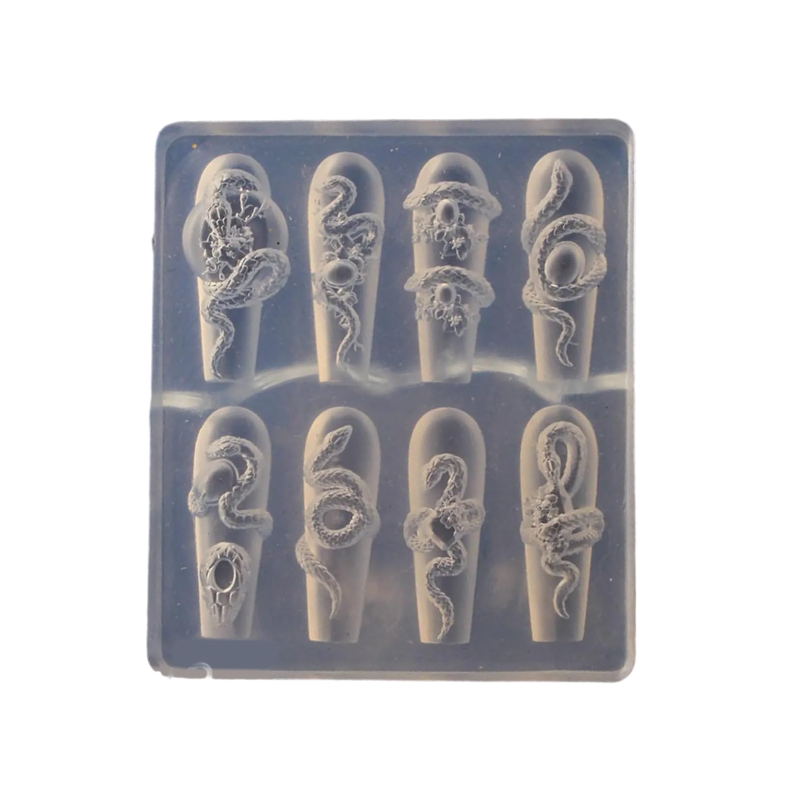 Maxtonser Fashionable Sturdy Silicone Mould Set for Bowknot Designs Portable Accessory for Nails Art Earrings and Necklace Craft
