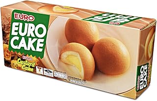 Euro Custard Cake 5.08 oz - Authentic Delicious European Treat with Fantastic Flavor
