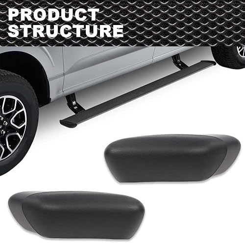 Miniatura 9 de Juego de tapas de extremo de barra lateral para estribo compatible con Ford F150 2004-2014 4L3Z16A454BA, 4L3Z16A455BA