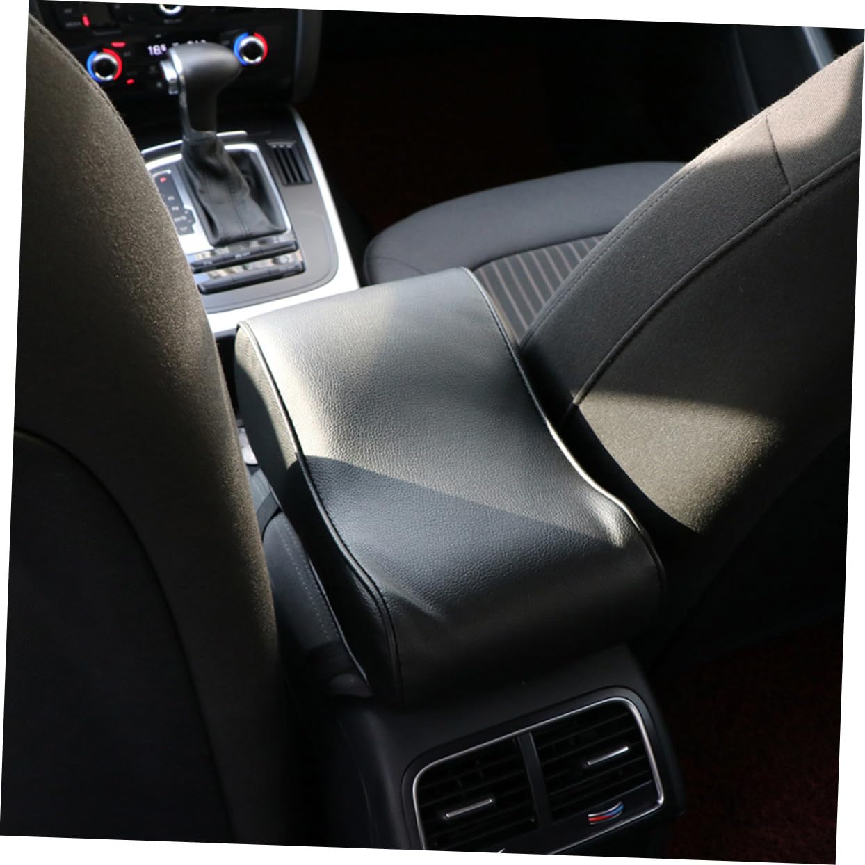 2 piezas Almohadillas Reposabrazos Coche PU Negro Soporte Ergonómico para Puerta Protección Consola Central y Confort Brazo Conducción