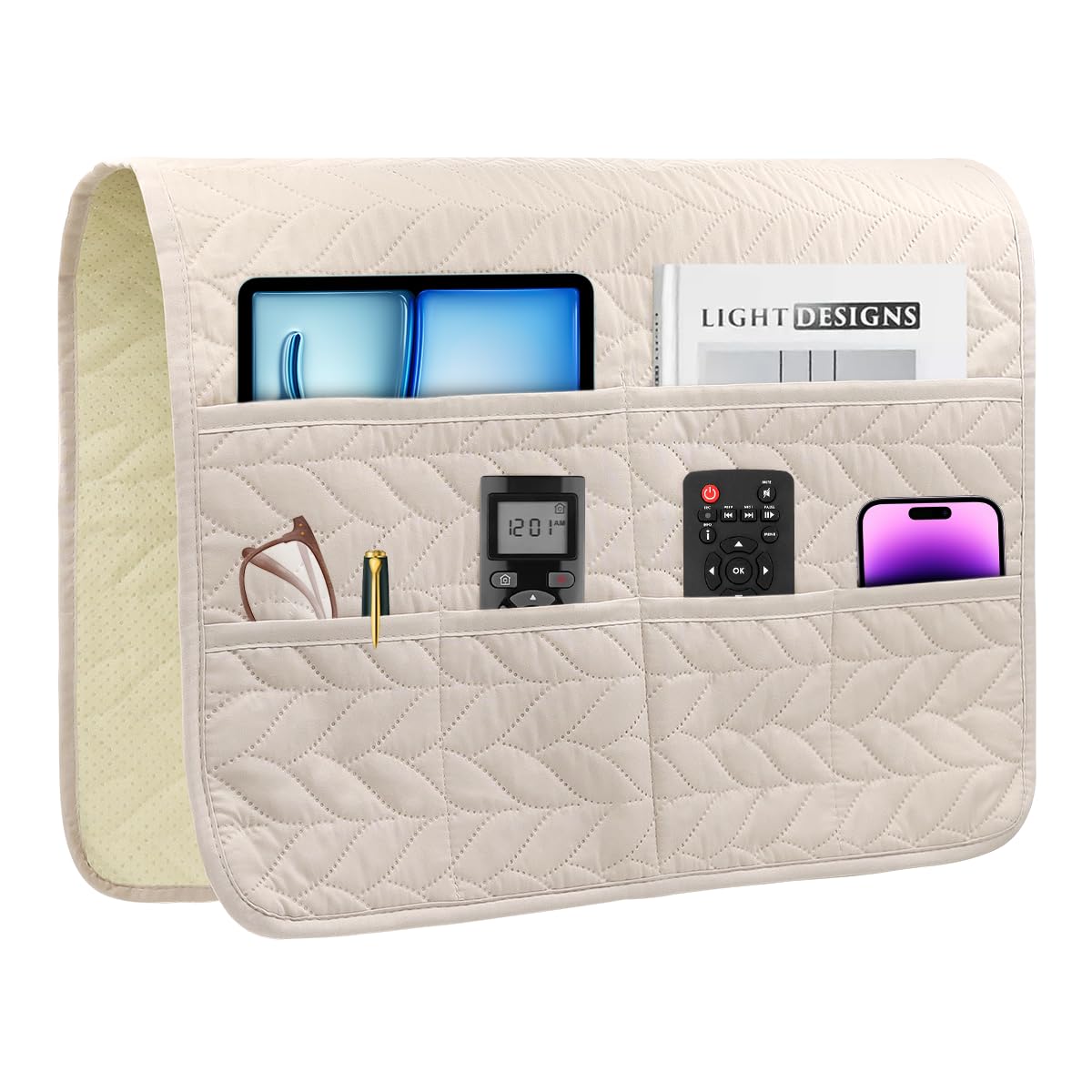 yuuzue Sofa Armrest Organizer Armchair Caddy for Recliner