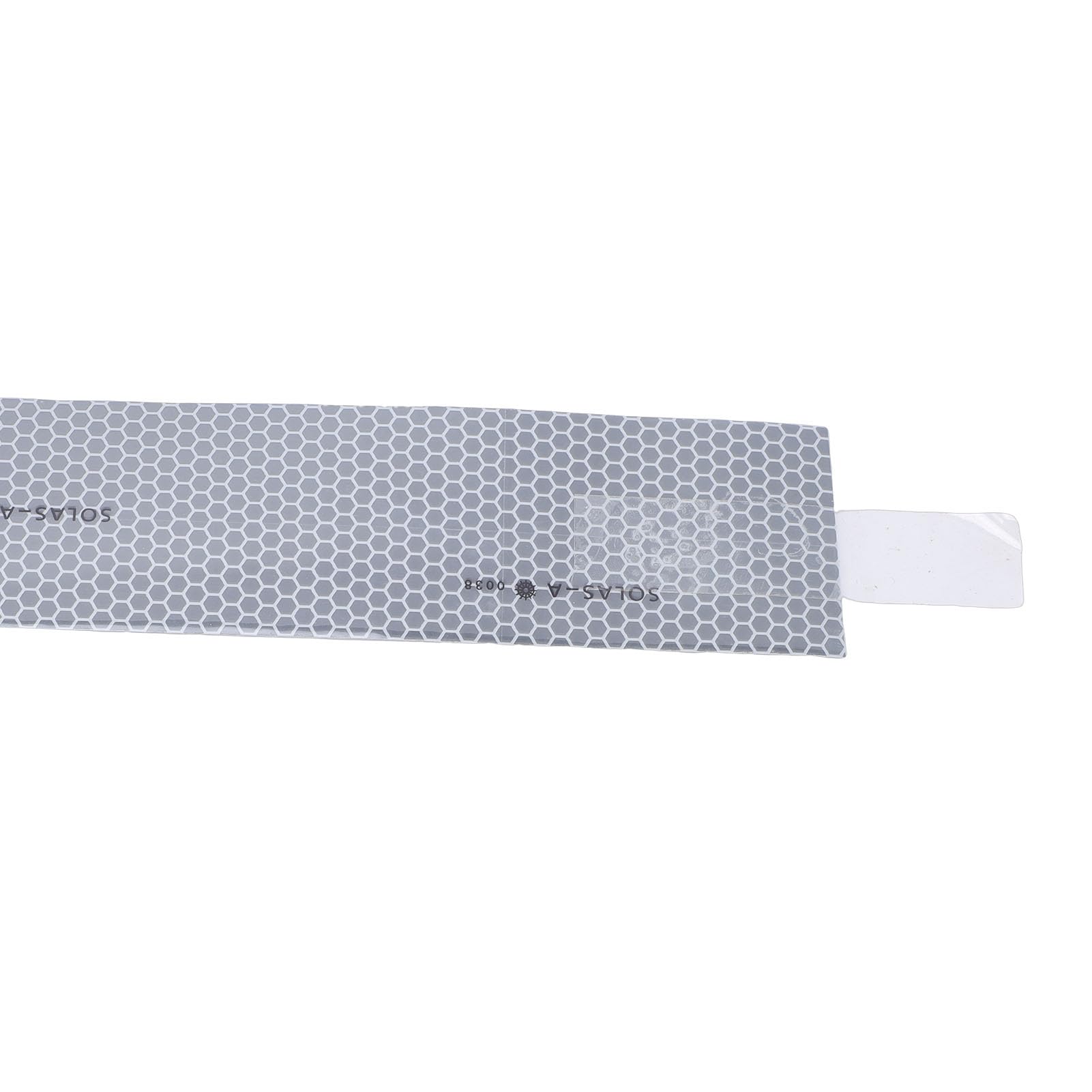 Bande Réfléchissante, Motif de Perles de Verre Haute visibilité avec Certification SOLAS, Adhésif Puissant pour Gilet de Sauvetage Marin, Moto, Remorque, Bateau
