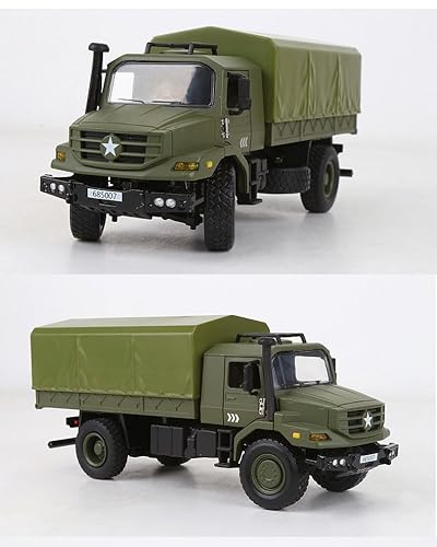 1/36 Scale Classic Military Diecast Transport Truck & Armored Vehicle – Retro Army Utility Toy Model for Collectors and Gifts - Image 8