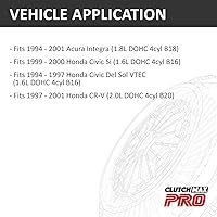 Vista 2 de Kit de Embrague ClutchMaxPRO de Rendimiento Etapa 2 Compatible con 1994-2001 Acura Integra 1999-2000 Honda Civic Si 1994-1997 Civic del Sol VTEC