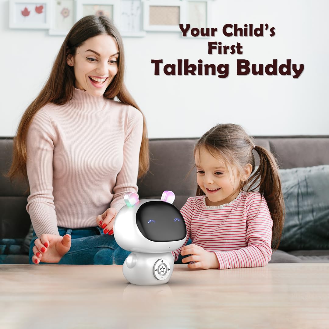 ToboToons Storybot - Storytelling Robot Toy for Babies, Toddlers & Kids (White) 4