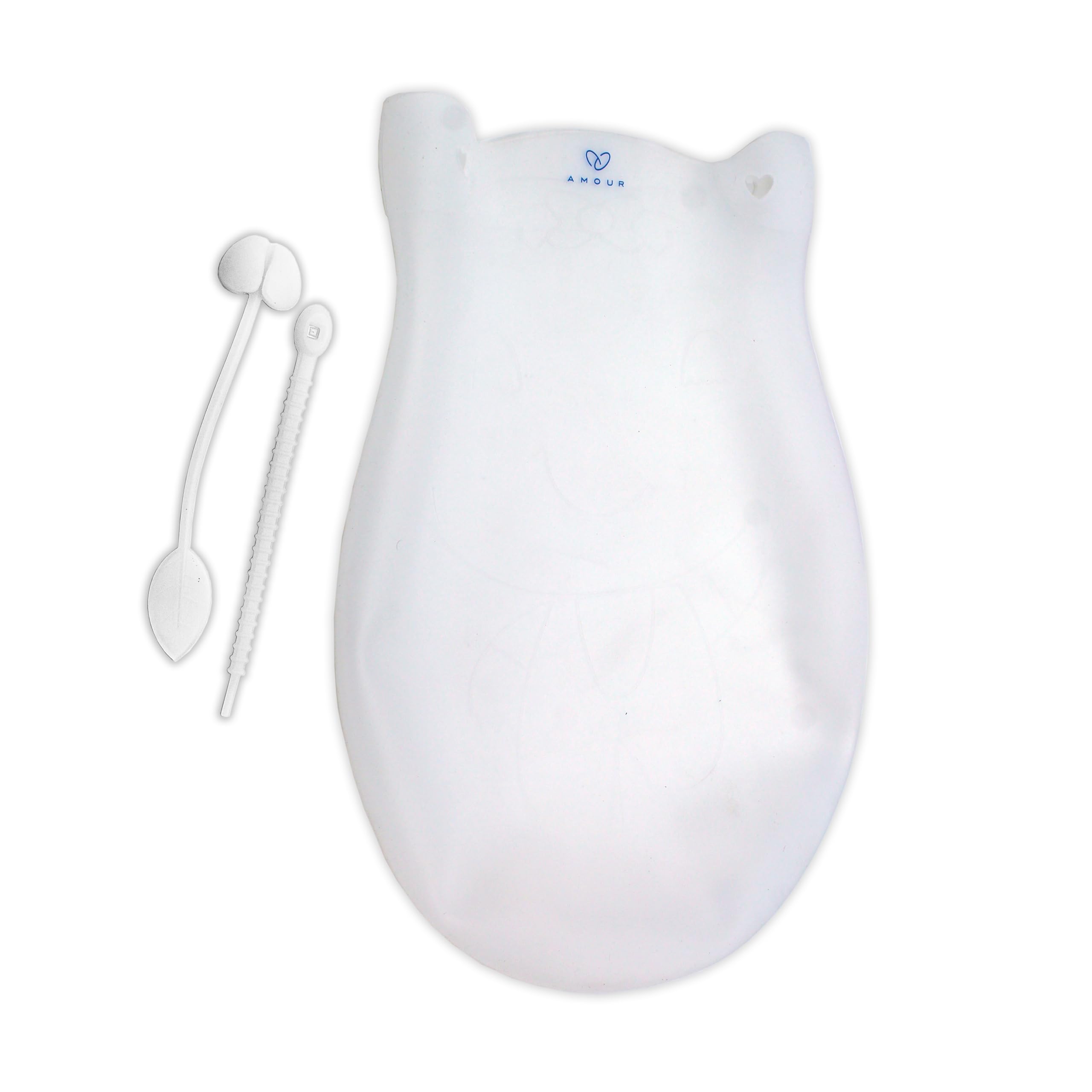 Amour Silicone Preservation Magic Kneading Dough Flour-Mixing Atta Maker Bag for Chapathy, Bread, Pastry, Pizza & Tortilla Mixing Preservation Bag Cooking Tool White