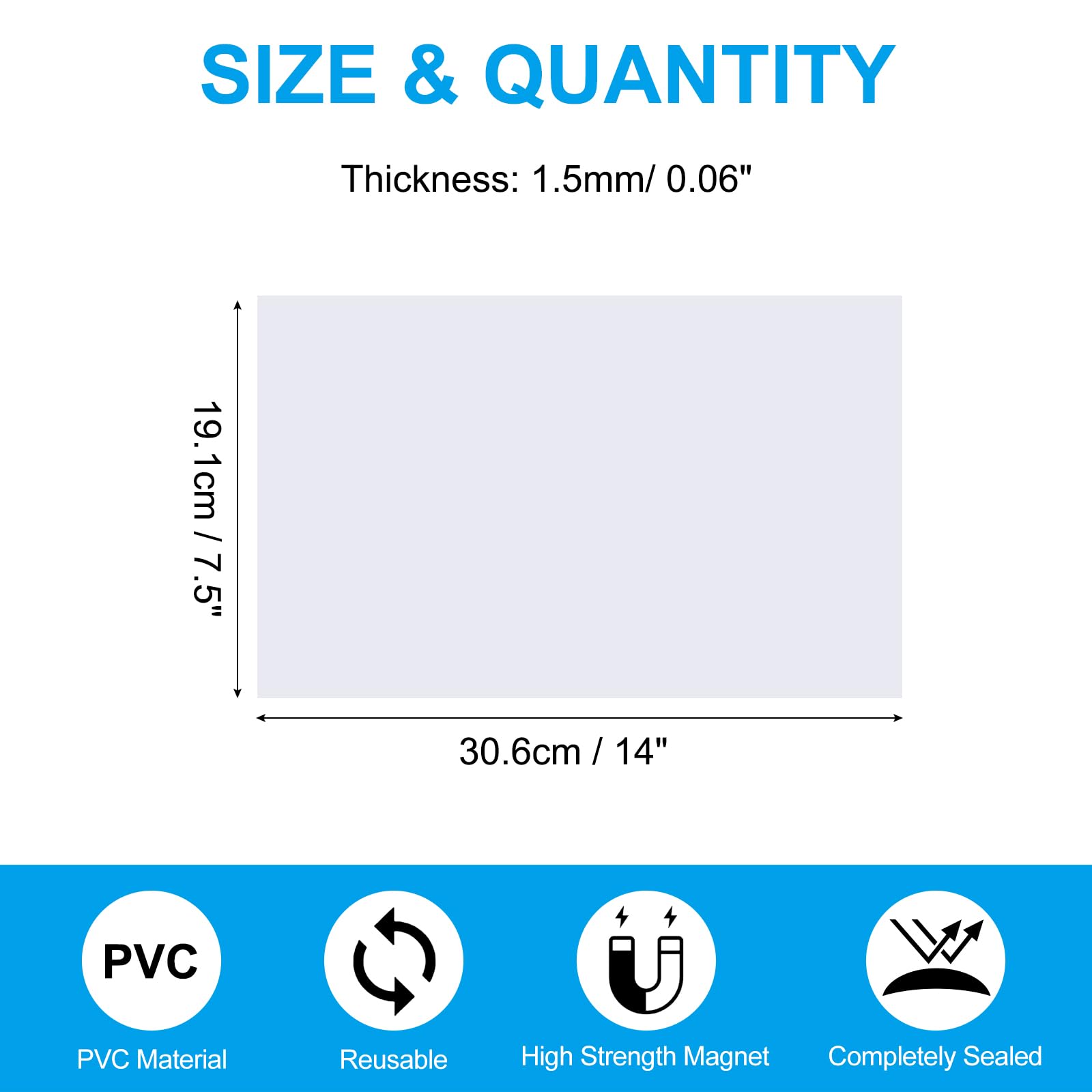 PATIKIL 14"x7.5" Magnetic Vent Cover - Image 2