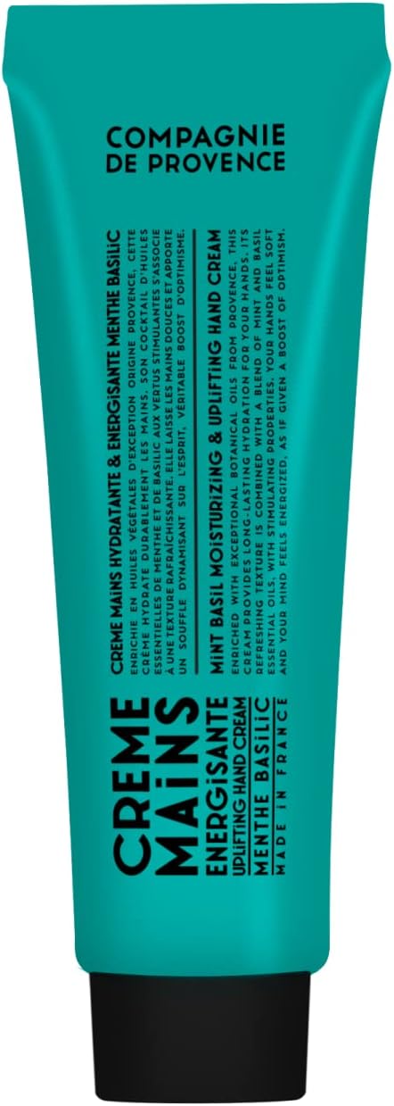 Hand Cream Mint Basil 30 ml with a Refreshing Texture Hydrated and Revitalised
