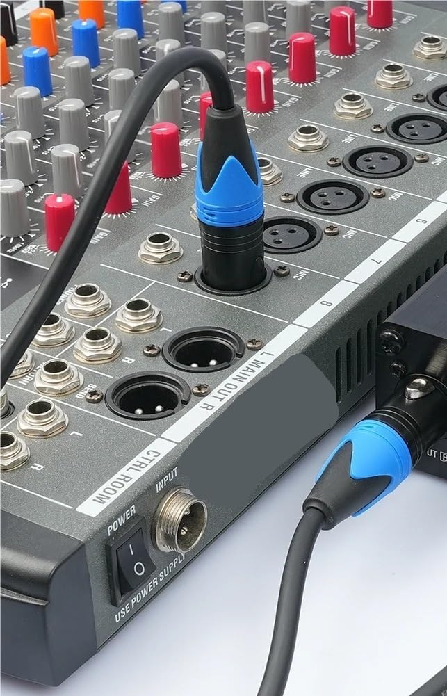 50 cm 1 XLR żeński na 2 XLR męski Y rozdzielacz kabel rozdzielacz mikrofonu przewód audio mikrofon kabel adapter (A)