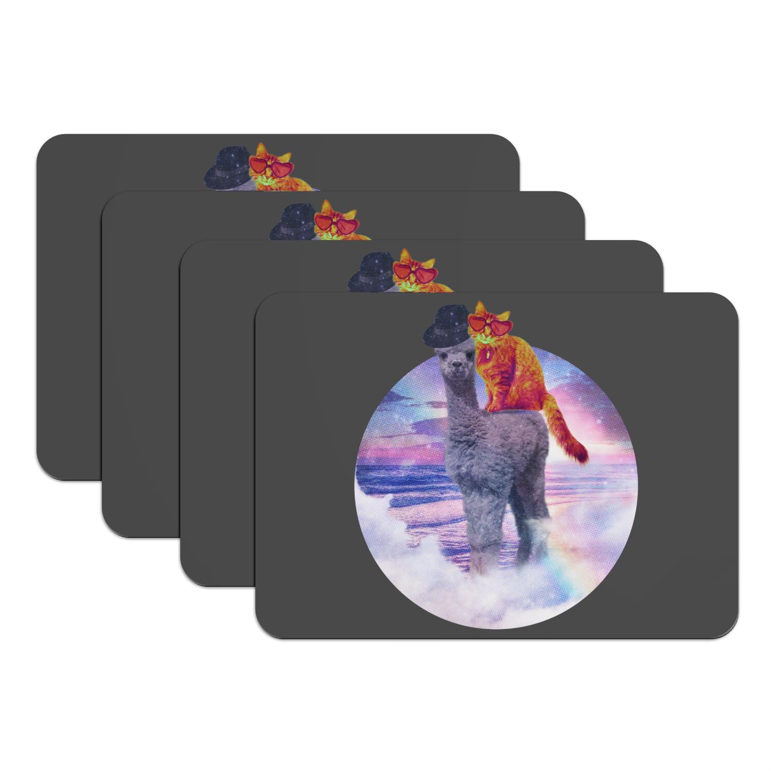 Set de table lama humour pour égayer vos repas de famille format 39,5x28,5 cm