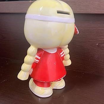 Amazon.co.jp: 19cm 大きめ パティ 当時物 陶器 貯金箱 レトロ