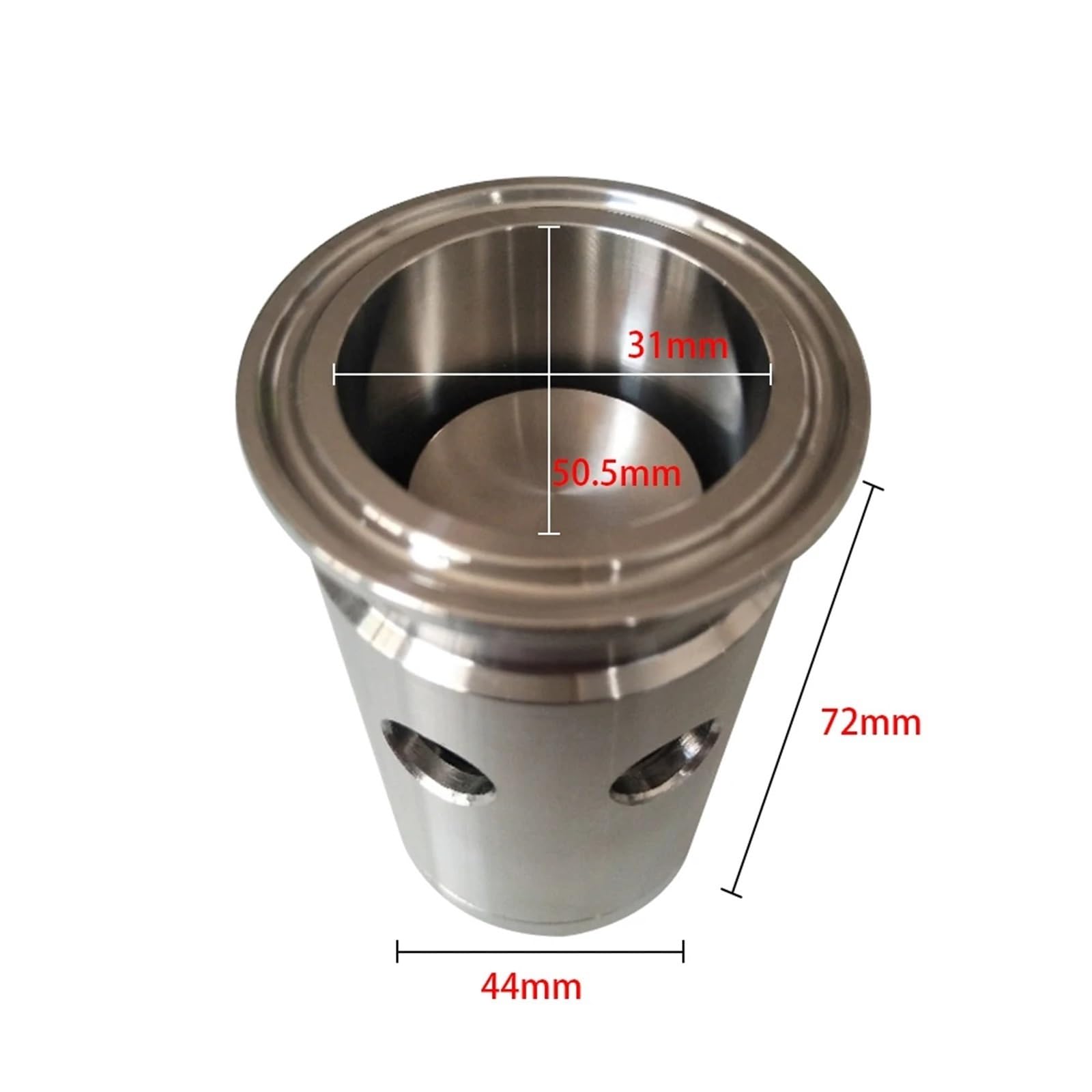 Valvula Seguridad Válvula de Seguridad de Alivio de presión de vacío SUS304 con disyuntor de Triple Abrazadera de 1,5" Válvula de respiración Tanque