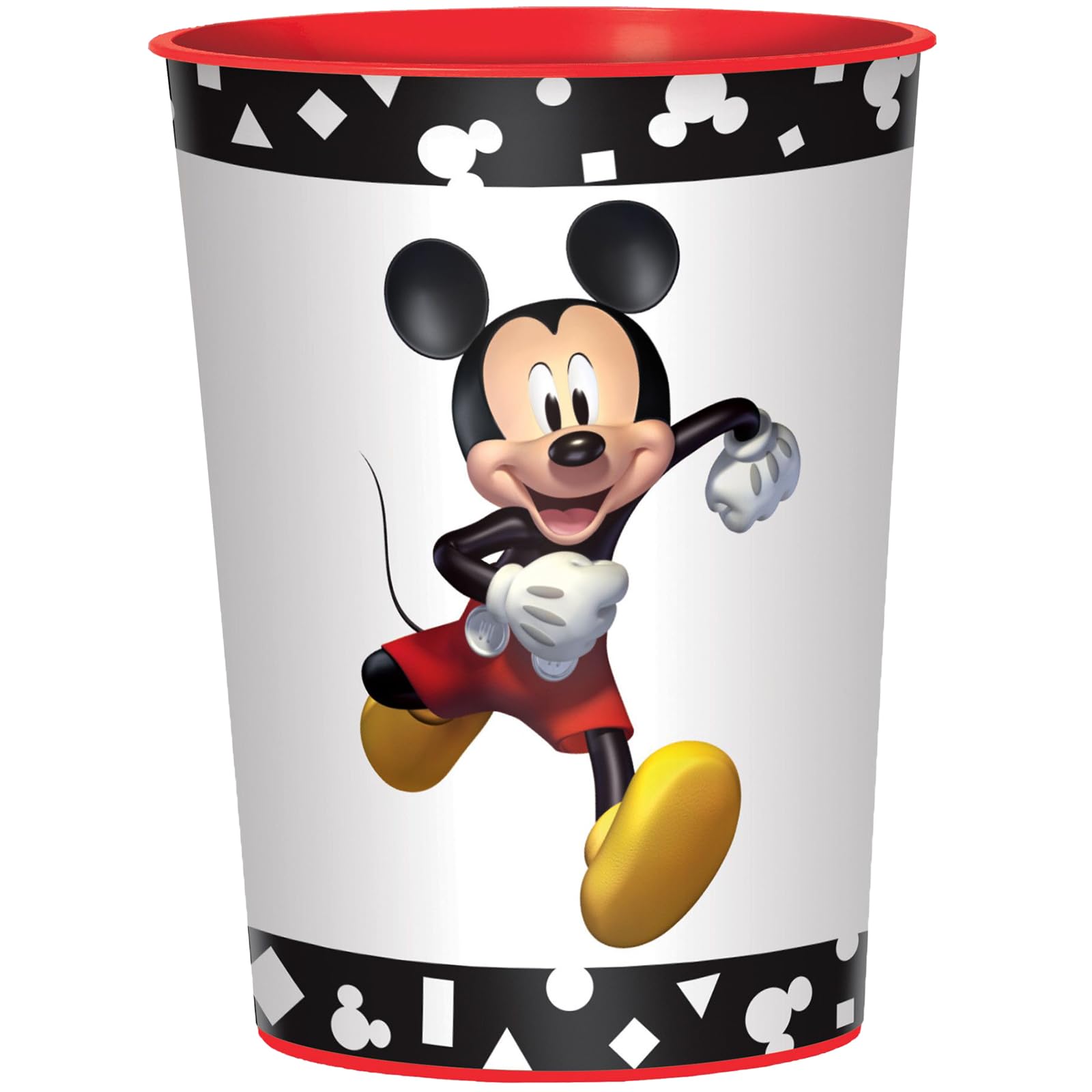 Amscan Mickey Mouse Design Plastic Favor Cup - 16 oz. | Multicolor | 1 Pc.
