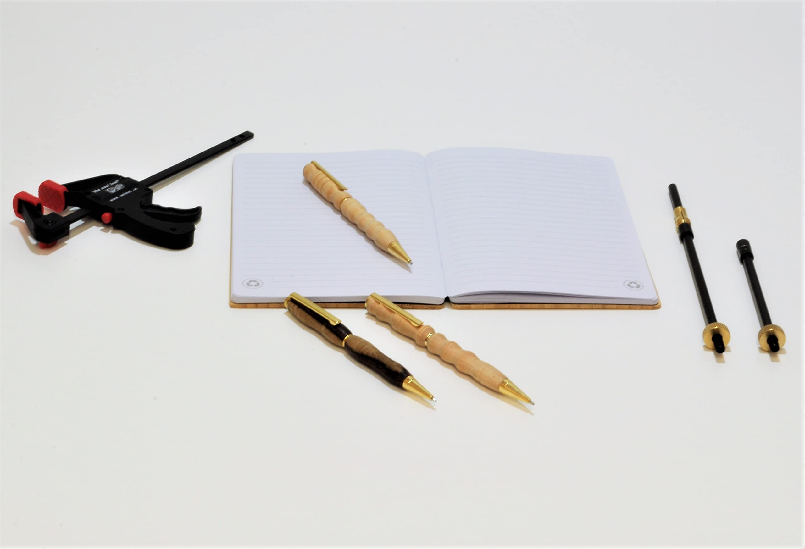 The Cool Tool Penmaker Starterset, Holzkugelschreiberrohlinge 3Stk. zum selber machen, für UNIMAT, PLAYmake 4in1