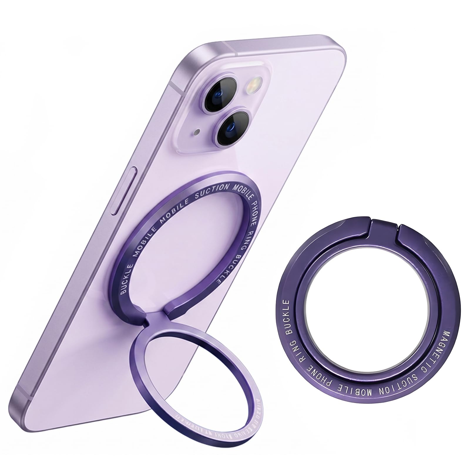 Supporto Ad Anello Magnetico Per Telefono – Cavalletto Pieghevole E Maniglia Estensibile Per Smartphone