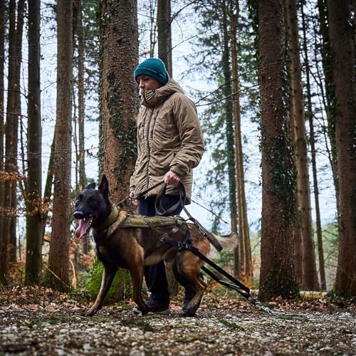 Non-Stop Dogwear Freemotion Hundegeschirr, Arbeitshund, Olivgrün, Größe 8