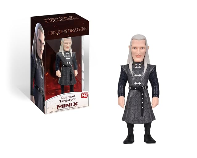 MINIX Figura Daemon Targaryen La Casa del Dragón (12 cm) MN16198: Coleccionable para Exhibición. Estatua…
