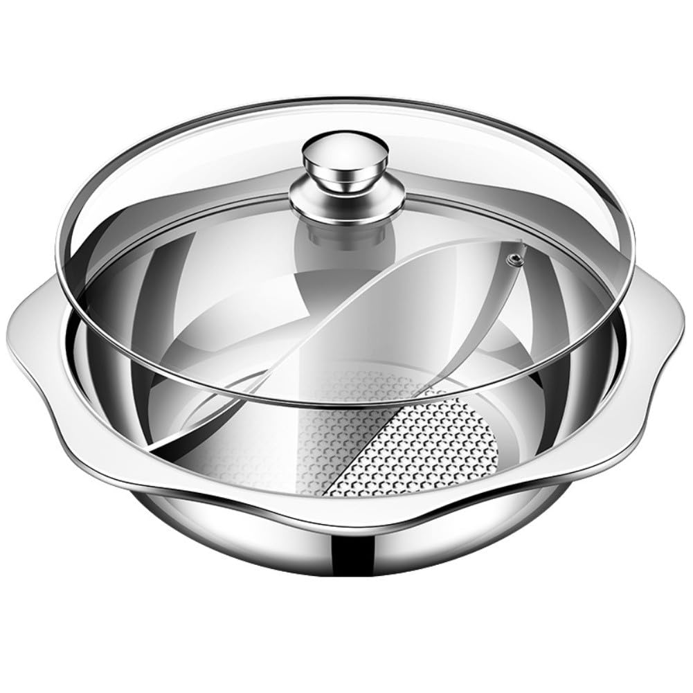 Casserole chaude en acier inoxydable 30 cm pour éviter les bouillons froids