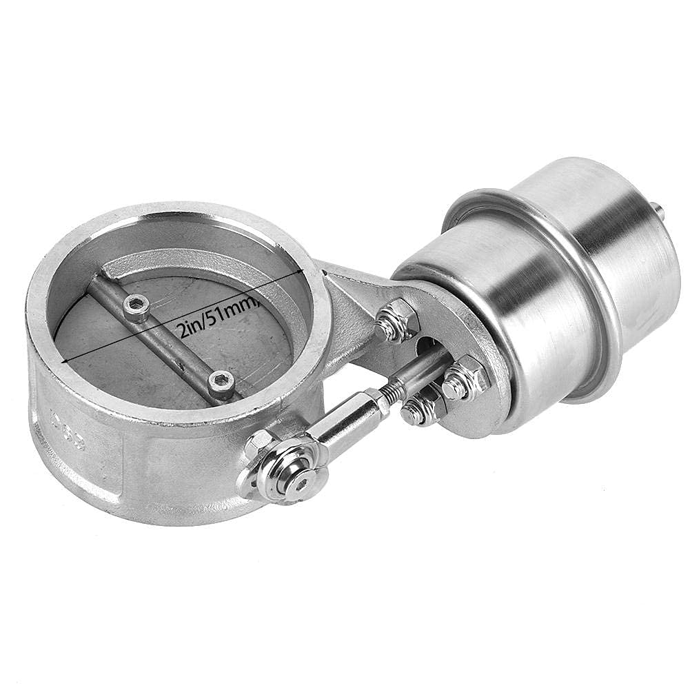 EBTOOLS pour commande dépression valve de gaz échappement Valve de dépression, pièces de rechange de soupape de dérivation en acier inoxydable, soupape de régulation d'échappement, actionneur de vide