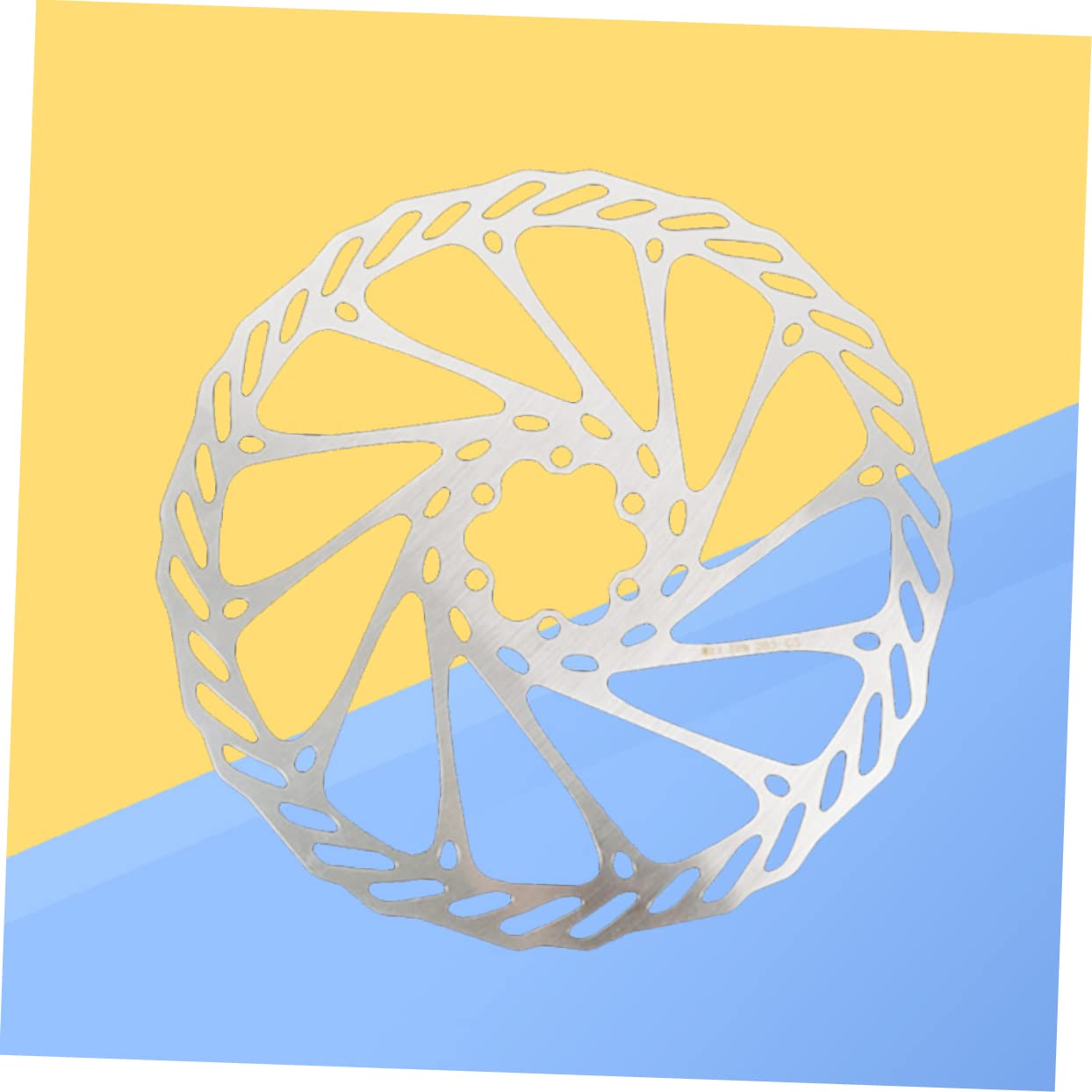 VANZACK 203mm Bike Disc Rotor Stainless Steel Universal Fit for Front Rear Disc Brakes Easy to Install Random