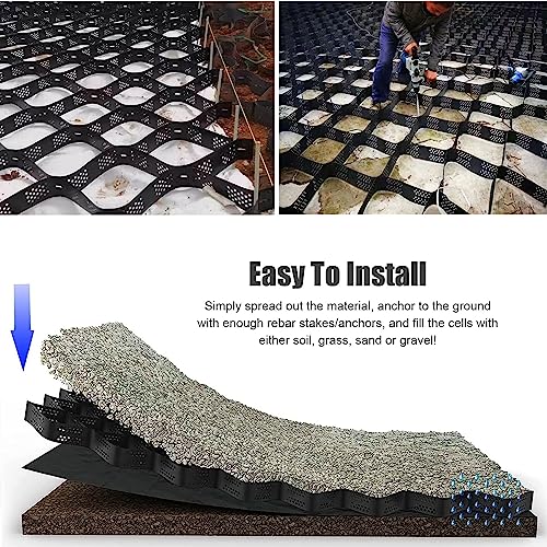 Treillis de pavage perméable pour un renforcement de sol durable - 7