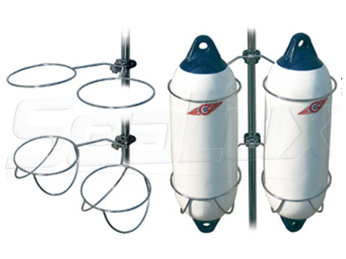 Boat Bumpers For Docking Double Holder Stainless Steel 304 Proof