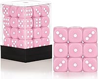 Vista 14 de 36 de paquete de dados de 12 mm de lado de 6 caras MINI, juego de dados de colores translúcidos, dados de 6 caras de colores estándar para Tenzi