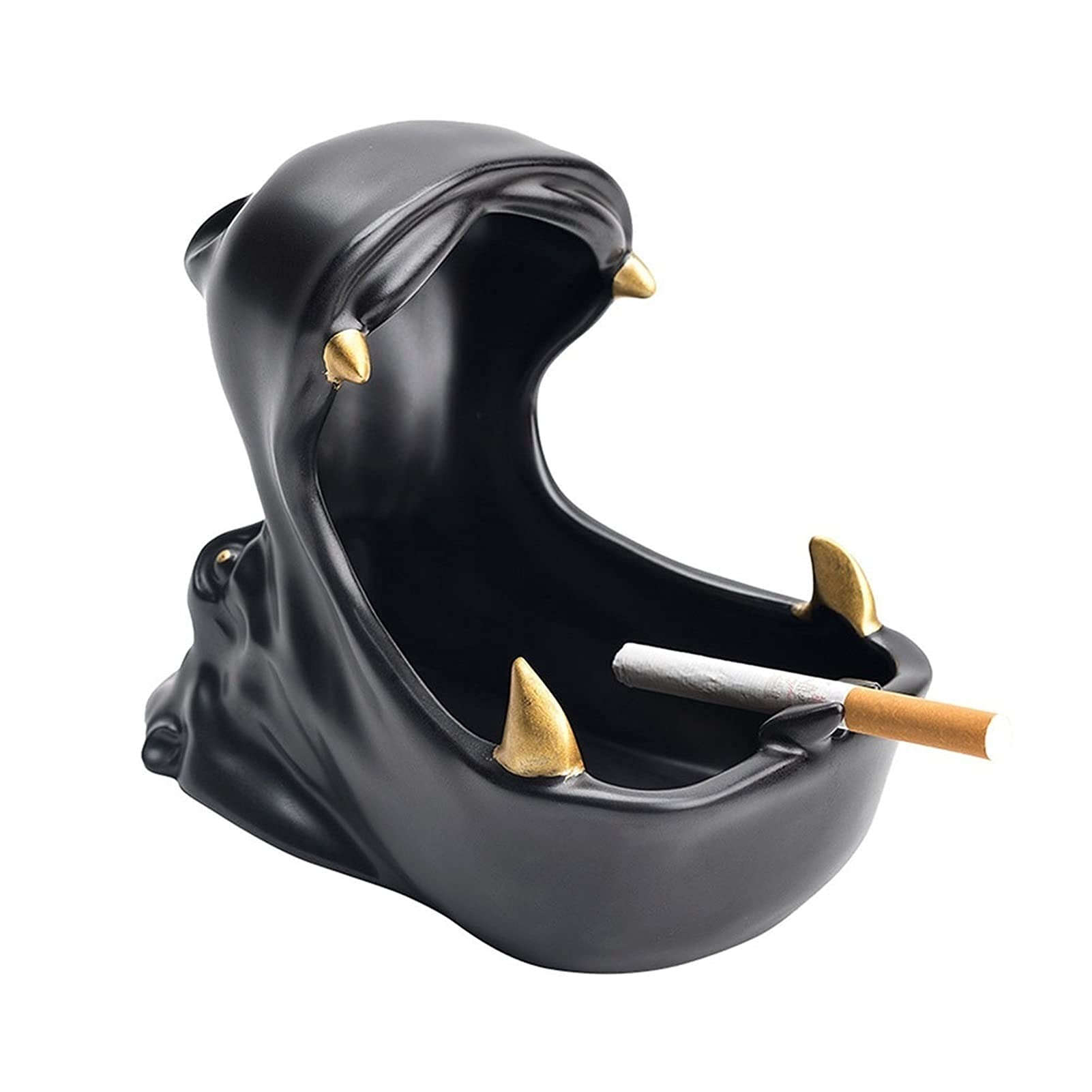 Cendrier en céramique hippo pour cigarettes et cigares de salon