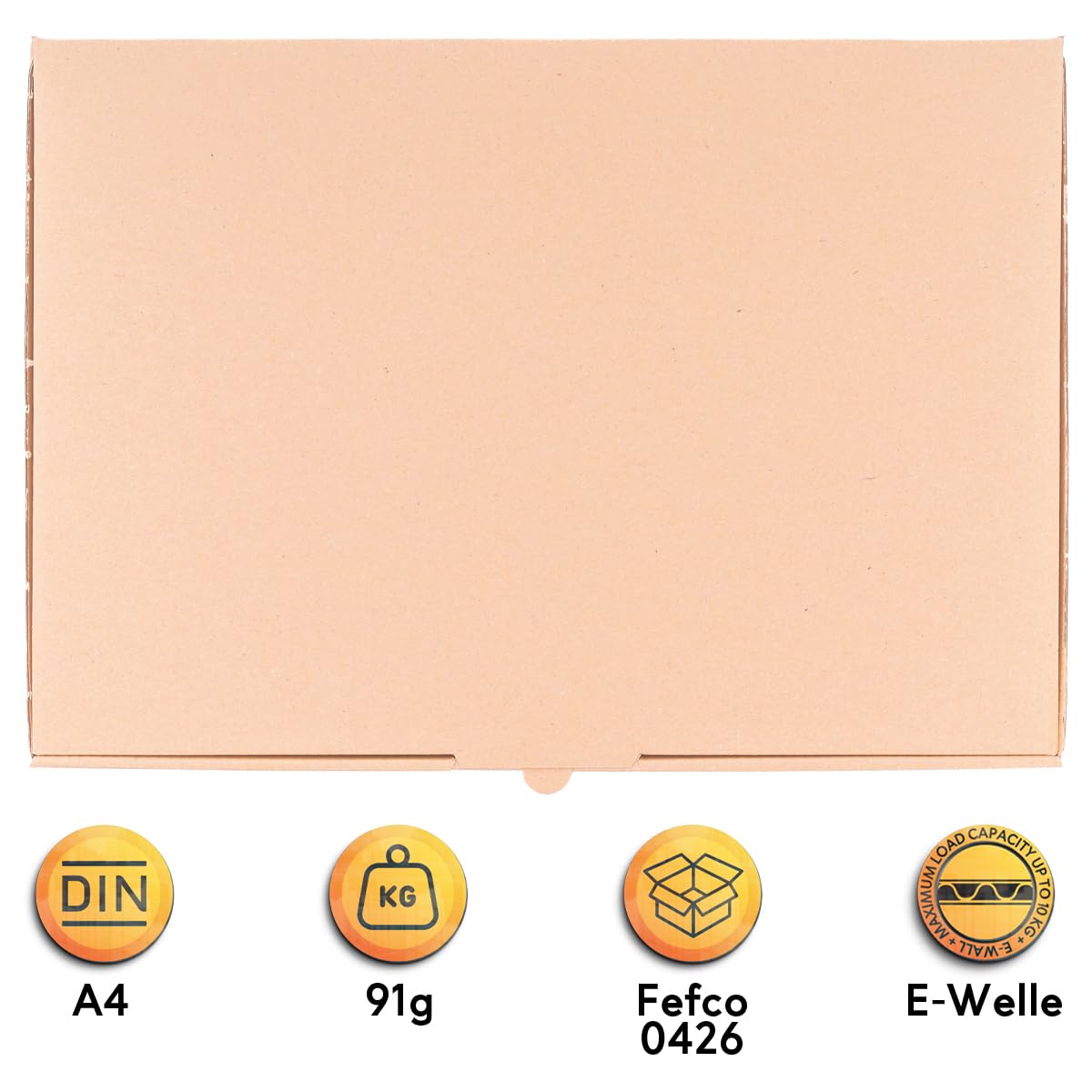 50 Scatole Fustellate Marroni Per Spedizioni - 24x16x4.5cm, MB 3, Cartone Ondulato Tipo E, Sigillo Sicurezza - Foto 11