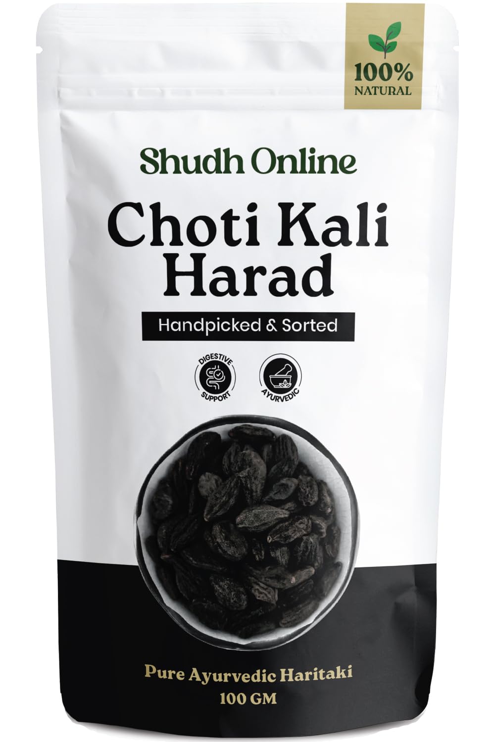 Shudh Online Choti Harad, Kali Harad, Desi Black Himej (1000 Grams / 1 Kg), Myrobalan, Terminalia Chebula — Amazon image 9