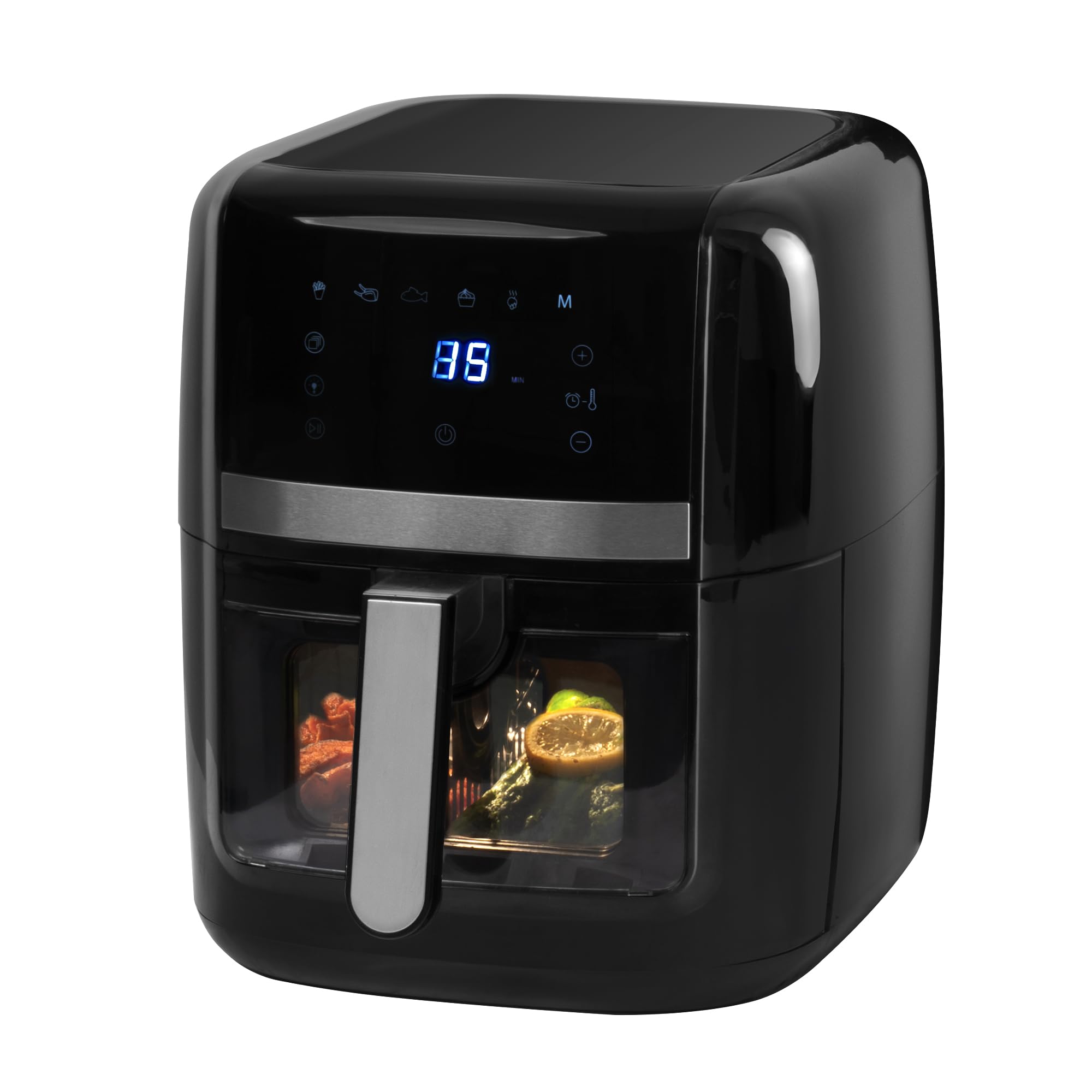 Daewoo 8L Digital Air Fryer with Viewing Window & Divider – Dual Zone Cooking, 6 Presets, LED Display, Shake Reminder – Oil-Free Healthy Cooking, Family Size, Roast, Bake, Dehydrate — image 1