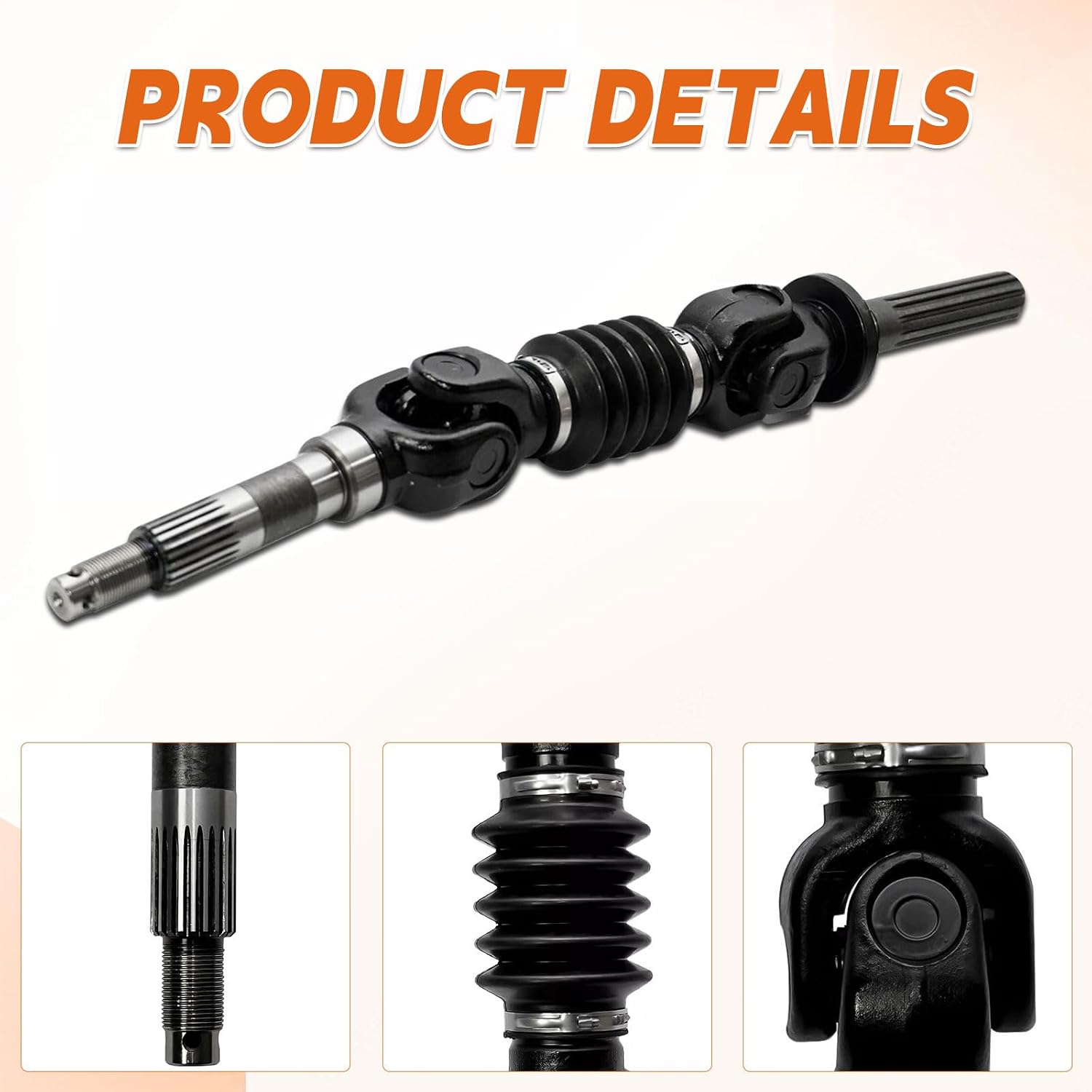 K7711-12330 K7711-12334 Rear Left & Right CV Axles Set Compatible with 2004-2016 Kubota RTV900 RTV1100 RTV1140 CPX Replace K771112330 K771112334