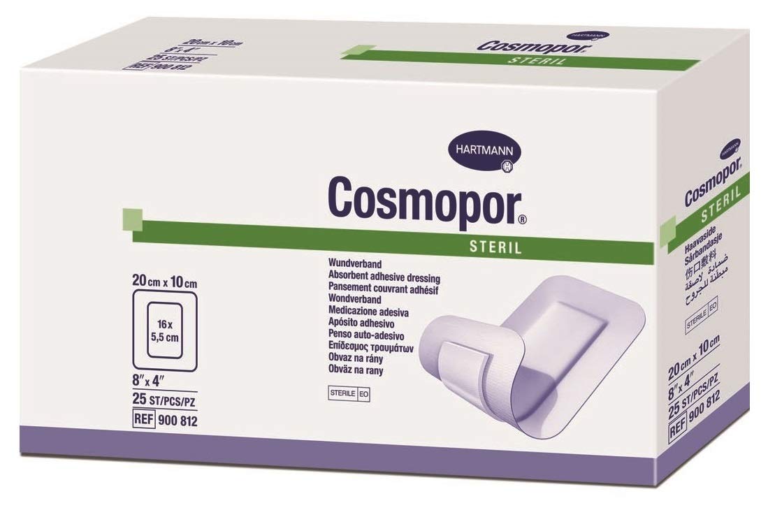 Cosmopor42814 Hartmann Cosmopore Dressing, 4" x 8" Size