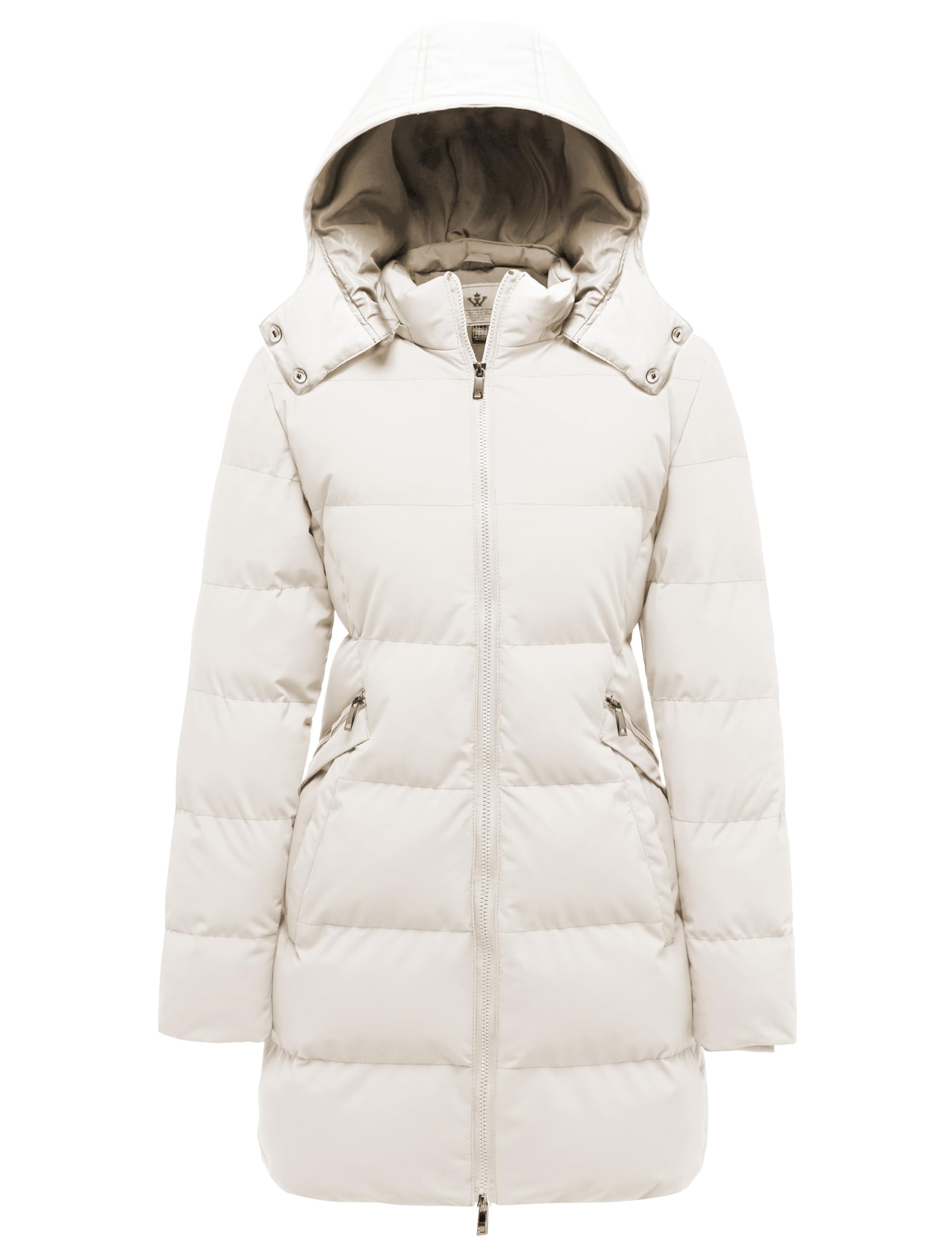Wenven Women's Warm Thickened Parka Coat Winter Puffer Jacket
