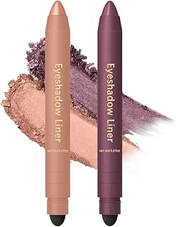 Sombra de ojos 2 en 1, delineador de ojos 2 e...