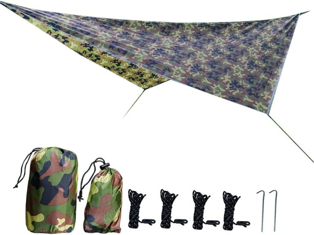 Tent Tarps Multifunctional Waterproof Fly Tent Tarp Outdoor Camping Supplies Waterproof and Sunscreen Tent