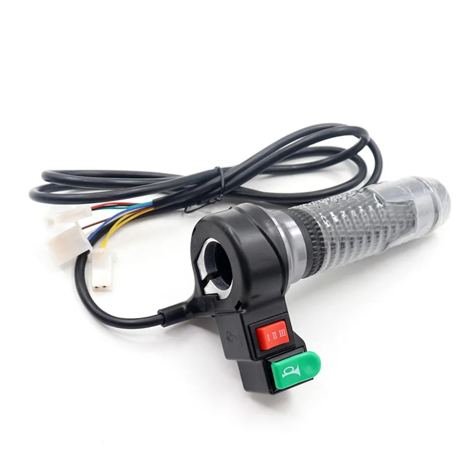 Empuñaduras Manillar Empuñadura Universal para Patinete De Tres Ruedas, Marchas hacia Adelante Y hacia Atrás, Piezas De Mango De Giro, Funda De Goma para Manillar De Motocicleta