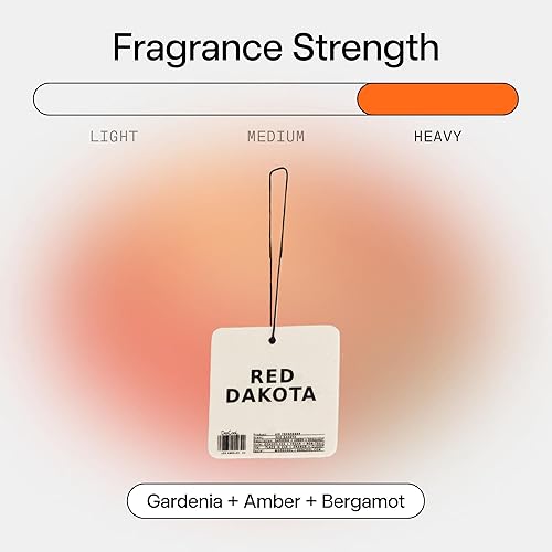 Miniatura 6 de DedCool Air Freshener Red Dakota For Cars, Closets & Drawers Hanging Odor Eliminator Clementine, Gardenia, Woods, Amber & Wild Berries