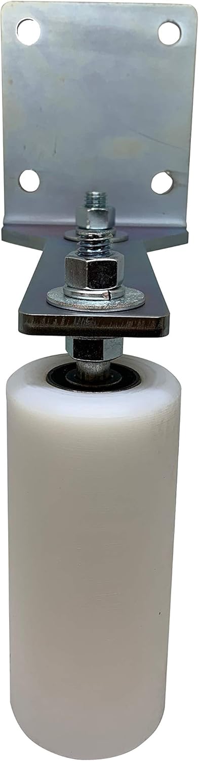 Best Promo Slide Gate Guide Roller L Rear Post Bracket Universal Heavy Duty Adjustable Dual Nylon Rollers Gate Support Assembly for Sliding Rolling Gates – Eagle Guide Rollers (6)