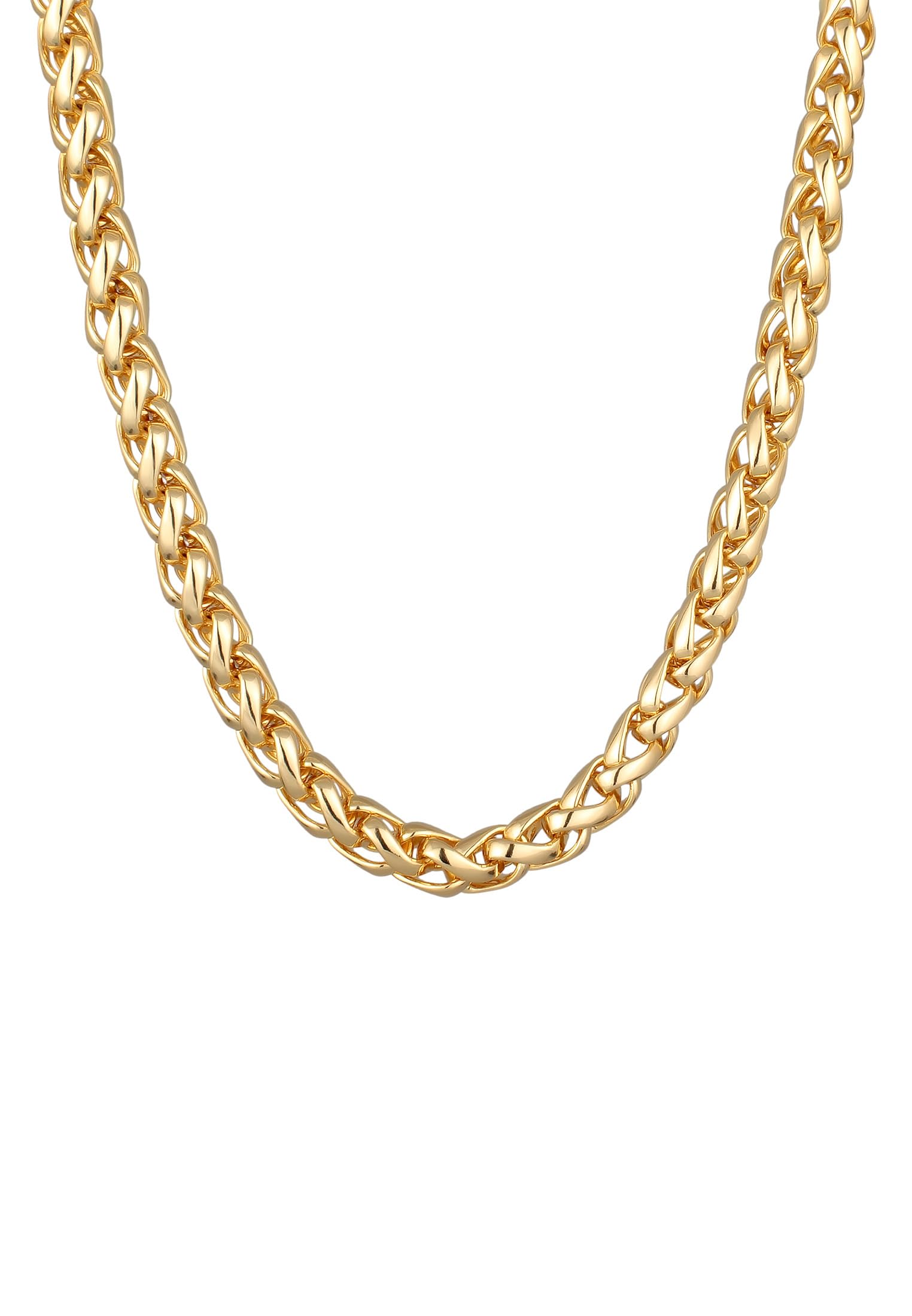 Elli Necklace Ladies Links Basic Trend Eyelet Closure Gold-tone