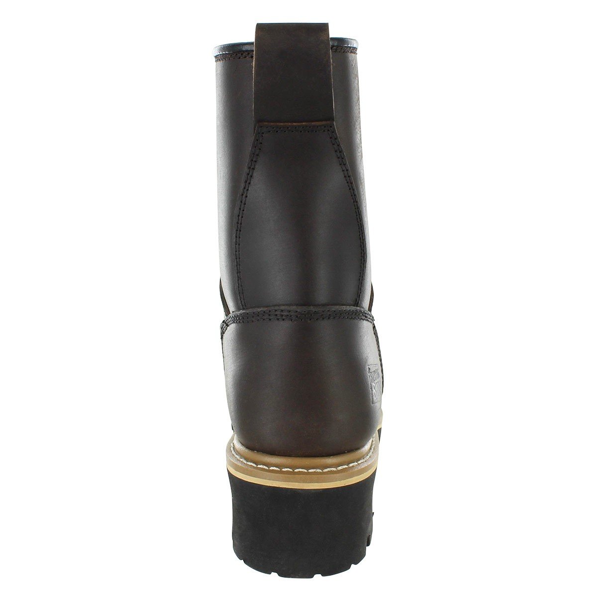 RUGGED BLUE Pioneer II Steel Toe Logger Boot - 9M - Unlined, Leather, Black