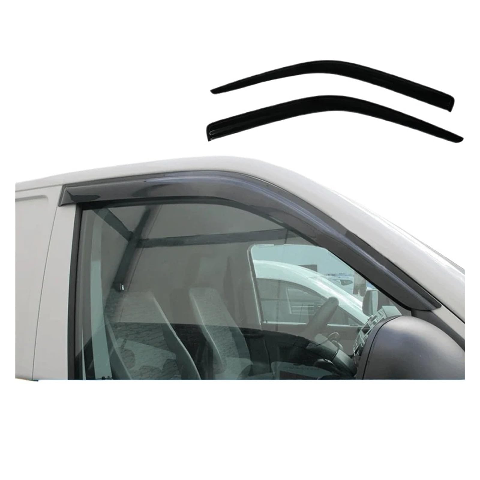 Deflettori for finestrini laterali Compatibile per VW Transporter Camper T5 2003 2004 2005 2006 2007 2008 2009 2010 2011 2012 2013 2014 2015 visiera for porta