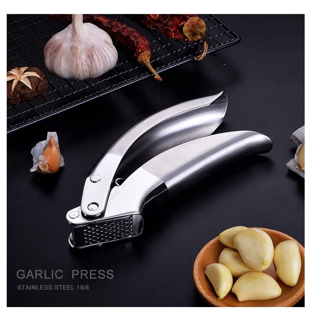 Knoblauch Helfer Multifunktionales Tragbares Manuelles Knoblauchpresse-Küchenwerkzeug Aus Massivem Edelstahl Küchen Kochen