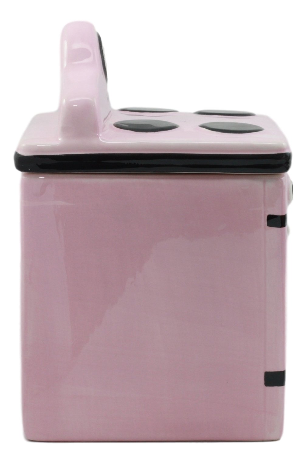 Vintage Pink Oven Cookie Jar - Ceramic Kitchen Decor -3