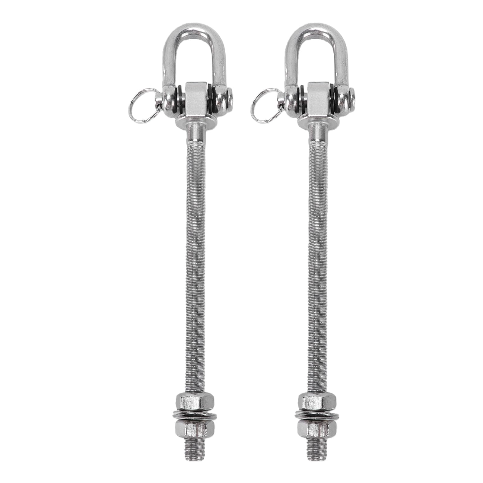 Ejoyous Perchas Oscilantes, Gancho Oscilante de Acero Inoxidable con Rodamientos, Carga de 1500 Libras para Hamacas y Columpios de Yoga