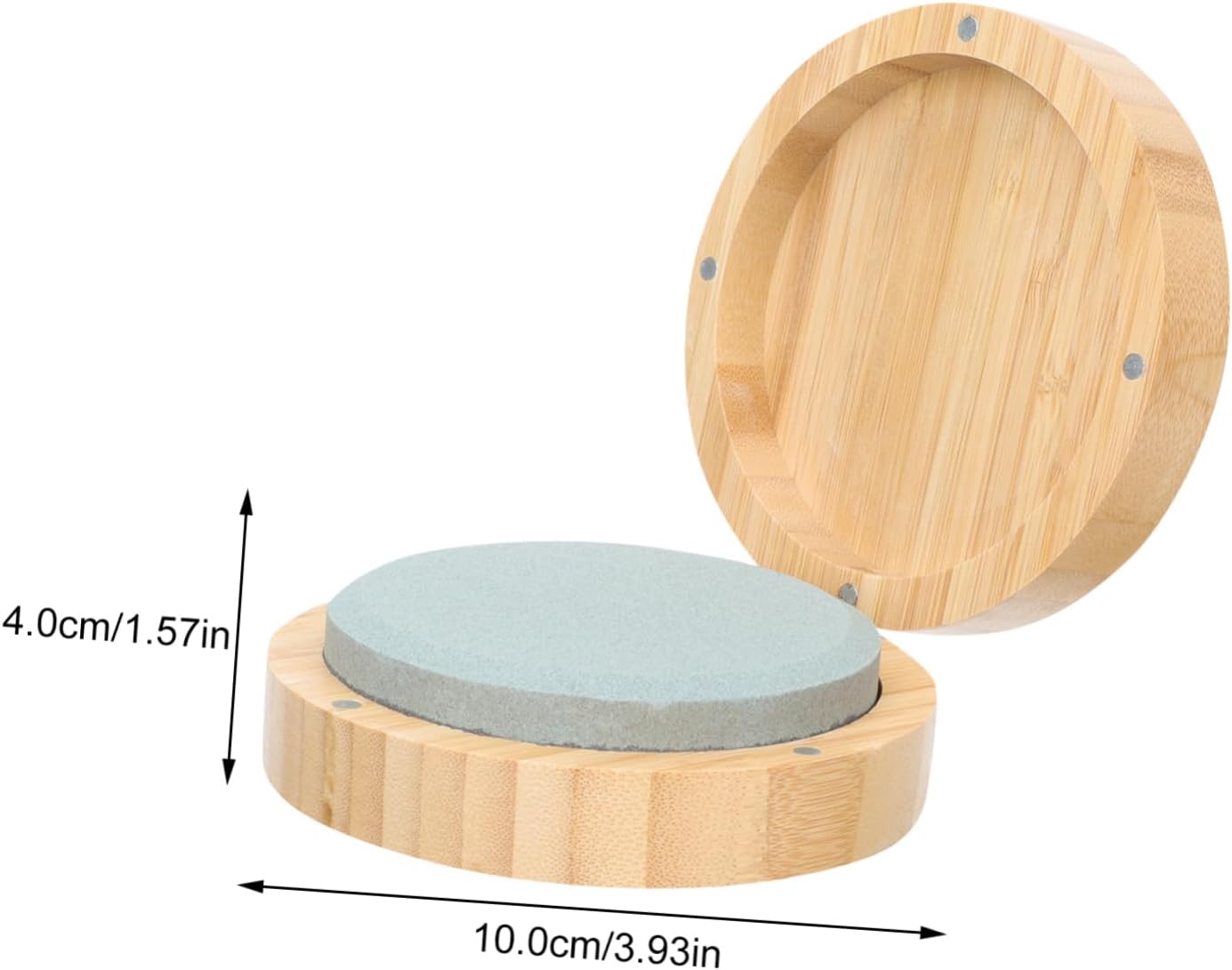 DOITOOL 5pcs Kitchen Sharpening Stone Kit Ergonomic Design for Effortless Sharpening of Knives and Cutters Compact for Easy Storage for Garden and Outdoor Use